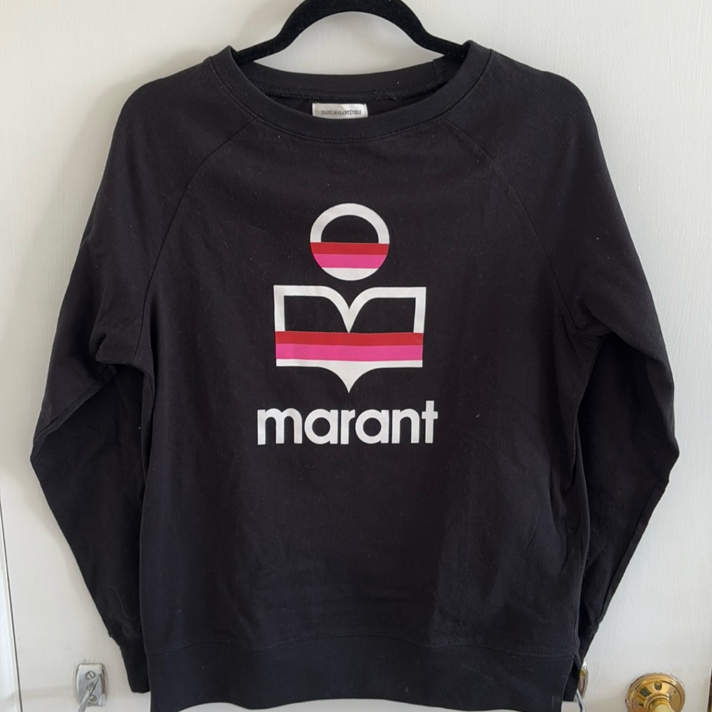 Isabel Marant logo pull over sweater sweatshirt size S/M 38